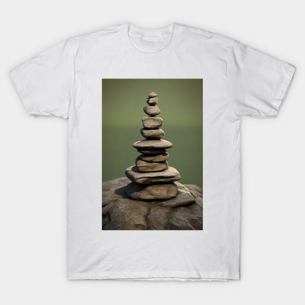 Cairn Stone Rock T-Shirt by ReneeShitd